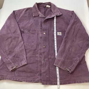 Carhartt Men’s Chore Style Coat Size 2XL Purple